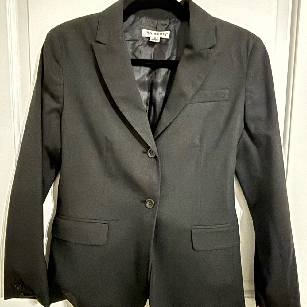 Pendleton Black Two-Piece Suit Set - image 3